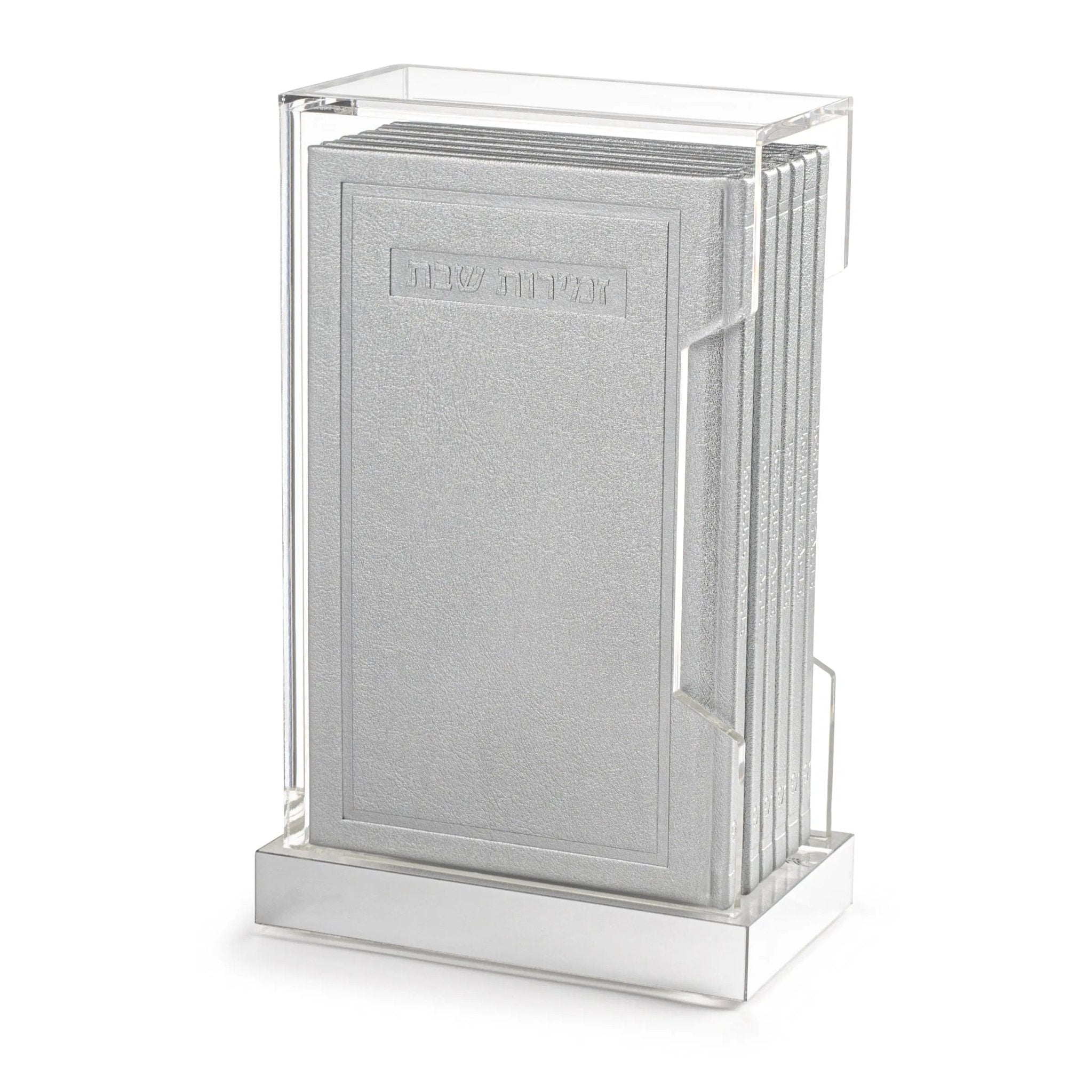 Tall Hardcover Leather & Lucite Bencher Set - Waterdale Collection