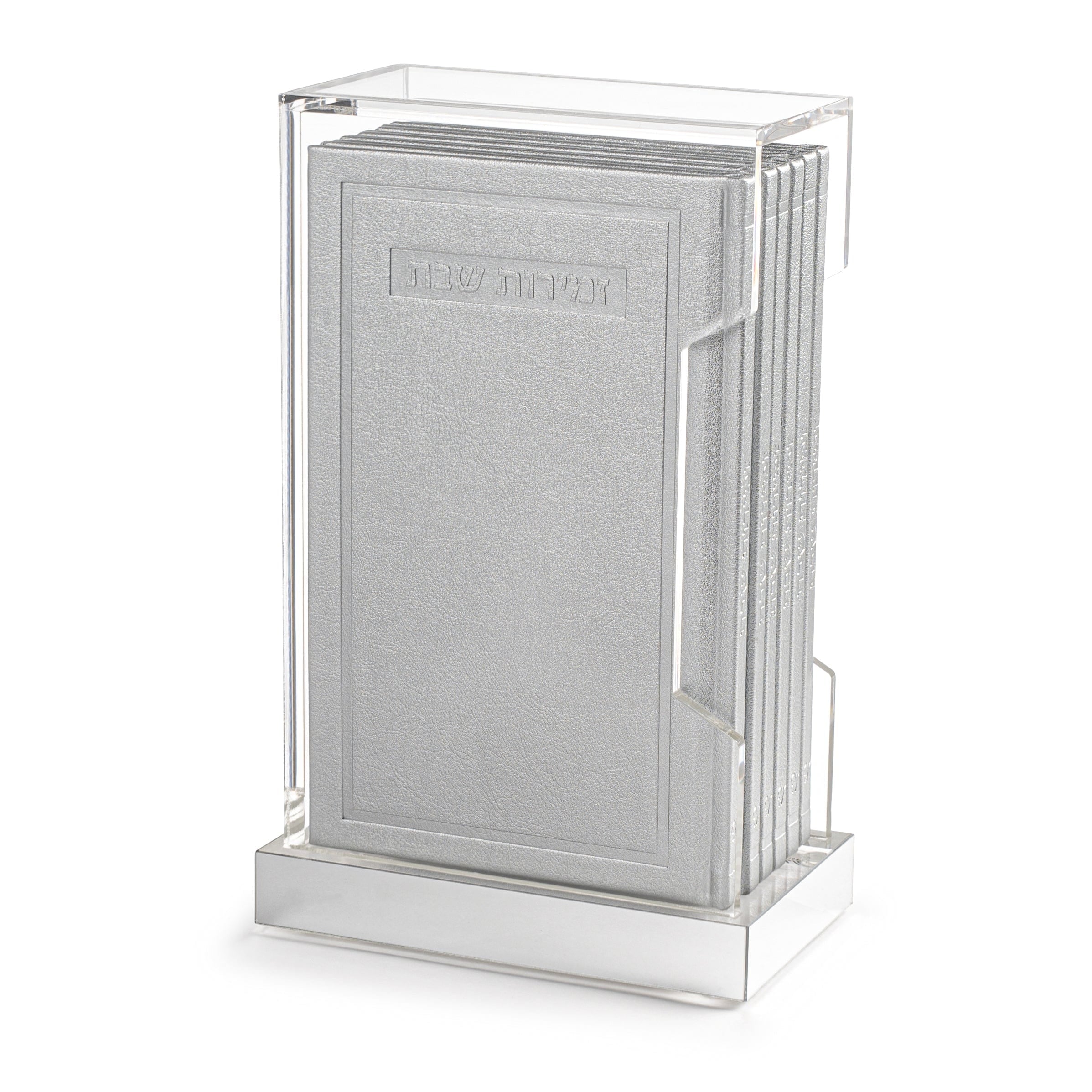 Tall Hardcover Leather & Lucite Bencher Set - Waterdale Collection