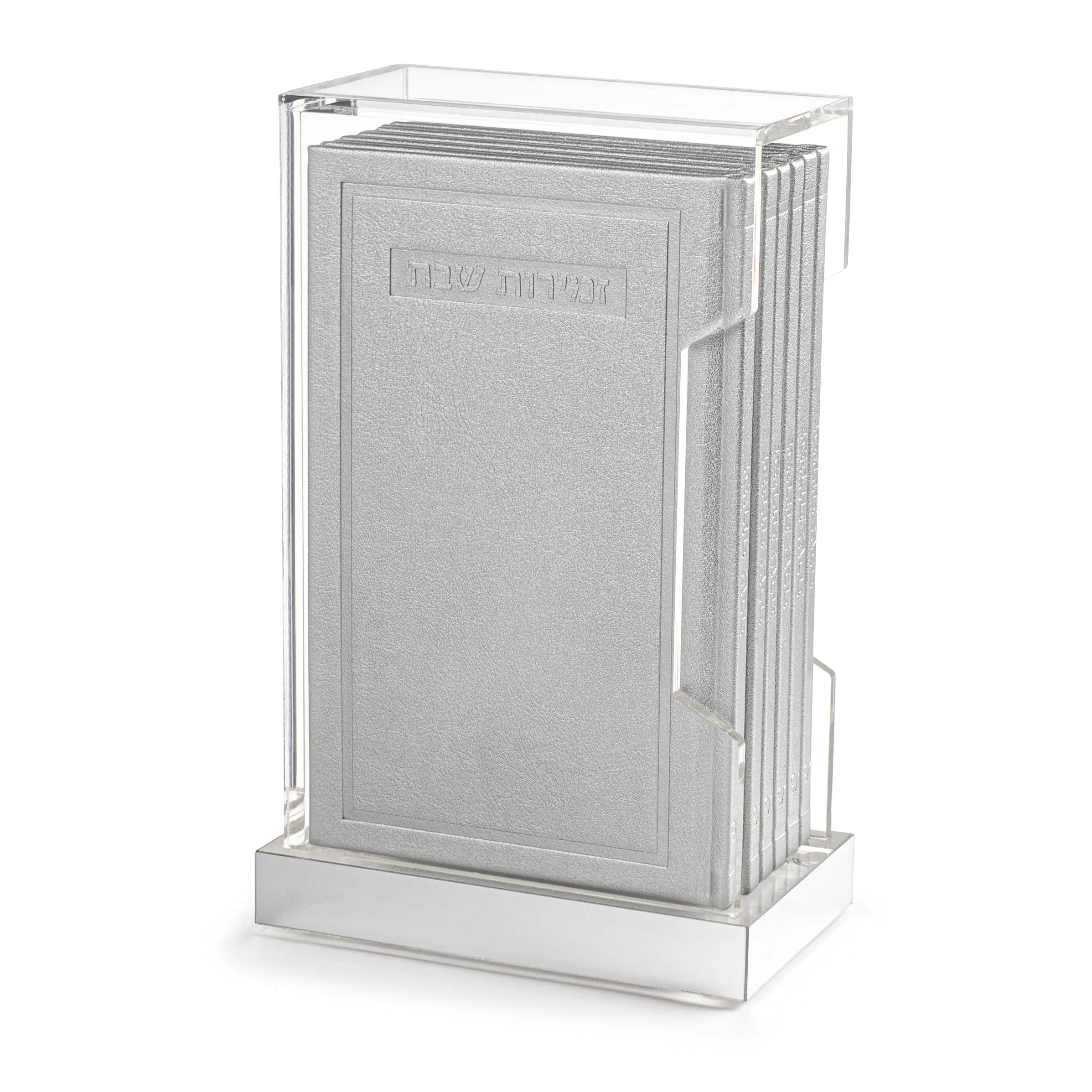 Tall Hardcover Leather & Lucite Bencher Set - Waterdale Collection