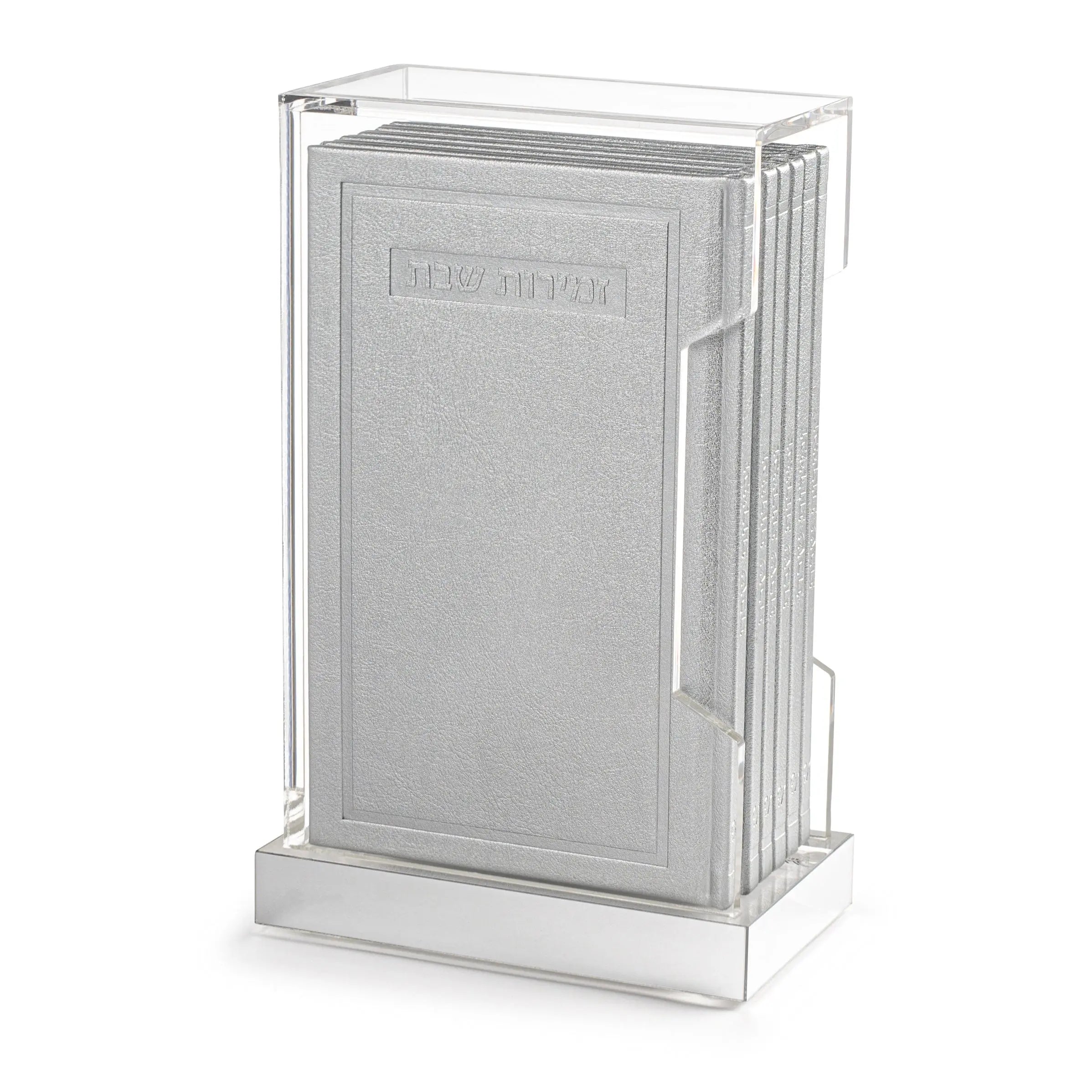 Tall Hardcover Leather & Lucite Bencher Set - Waterdale Collection