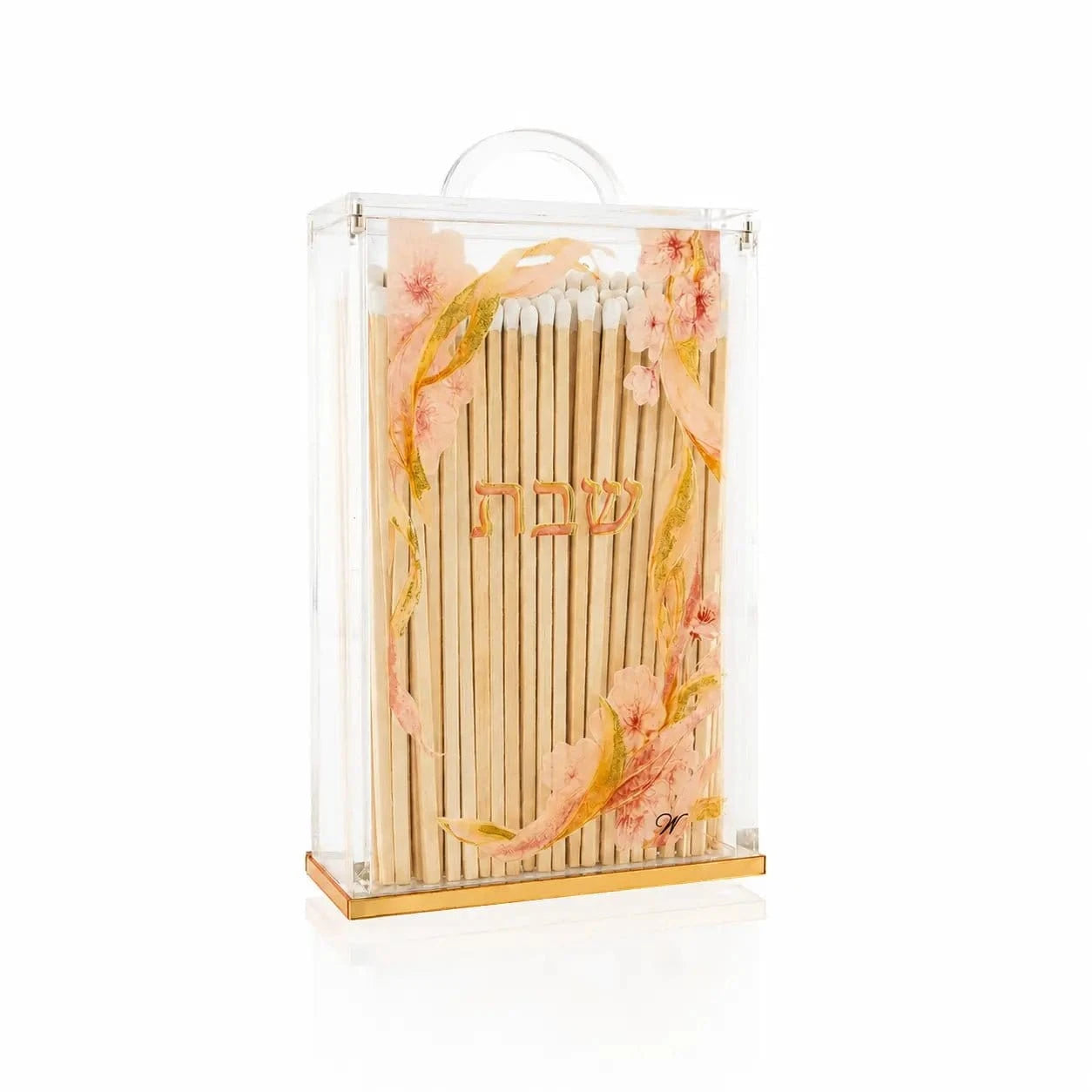 Watercolor Flowers Match Box Match Holder - Waterdale Collection