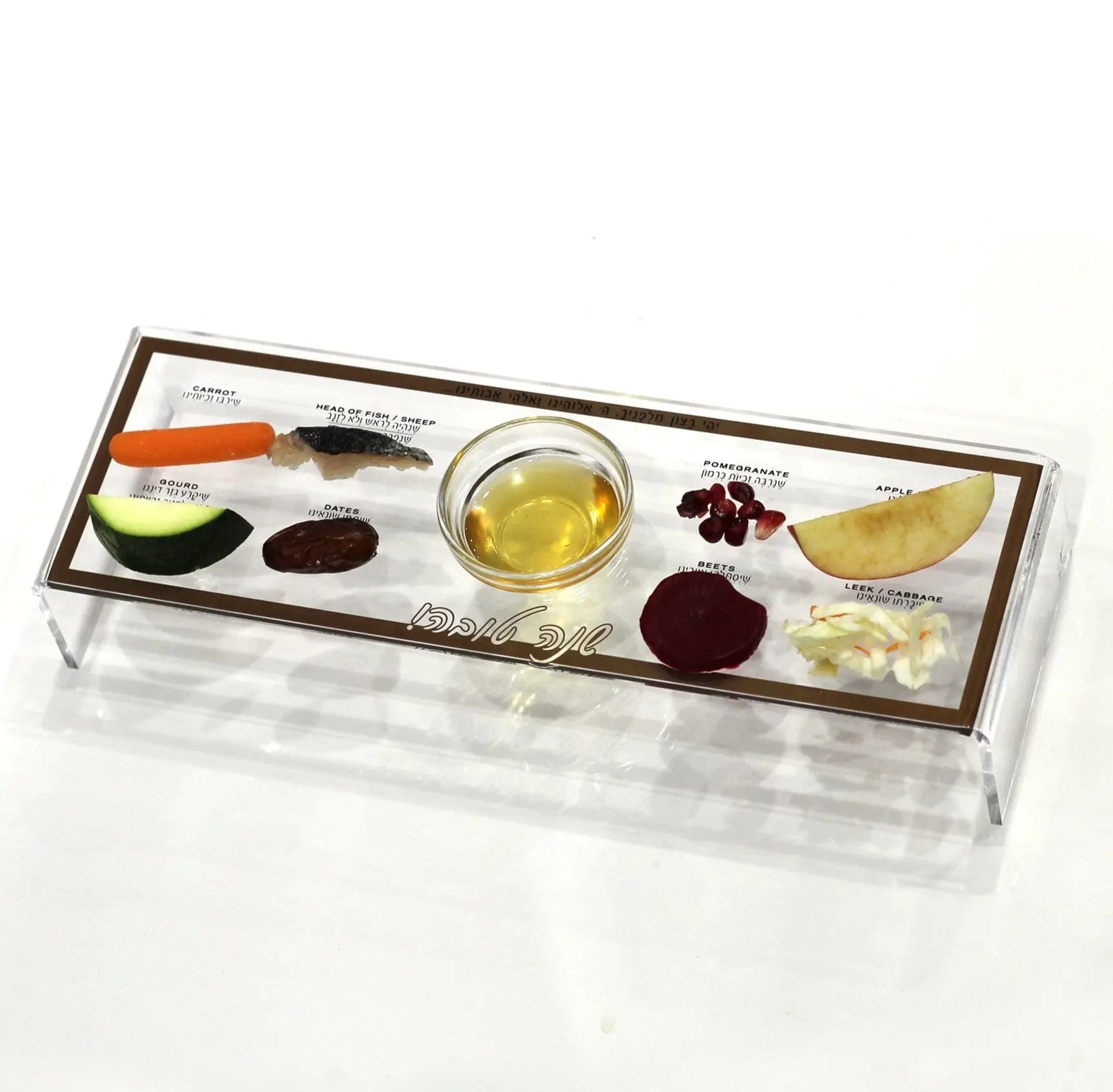 White & Gold Rosh Hashanah Tablescape - Waterdale Collection