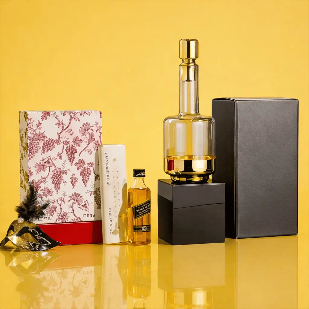 Wine Decanter | Mishloach Manos - Waterdale Collection