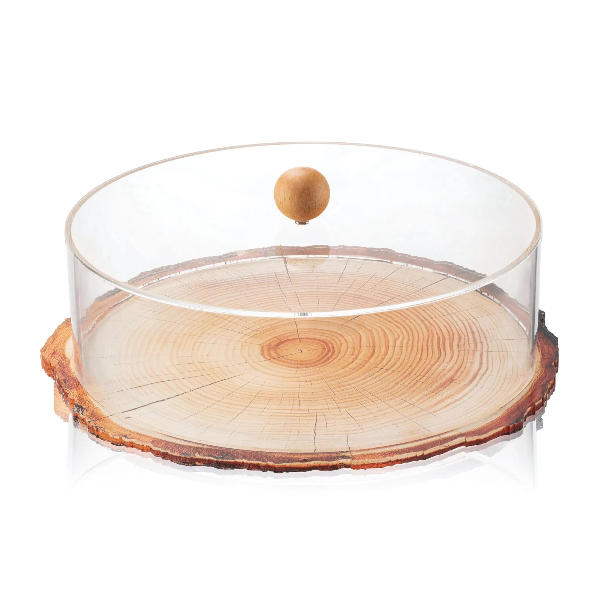Wood Cake Dome - Waterdale Collection