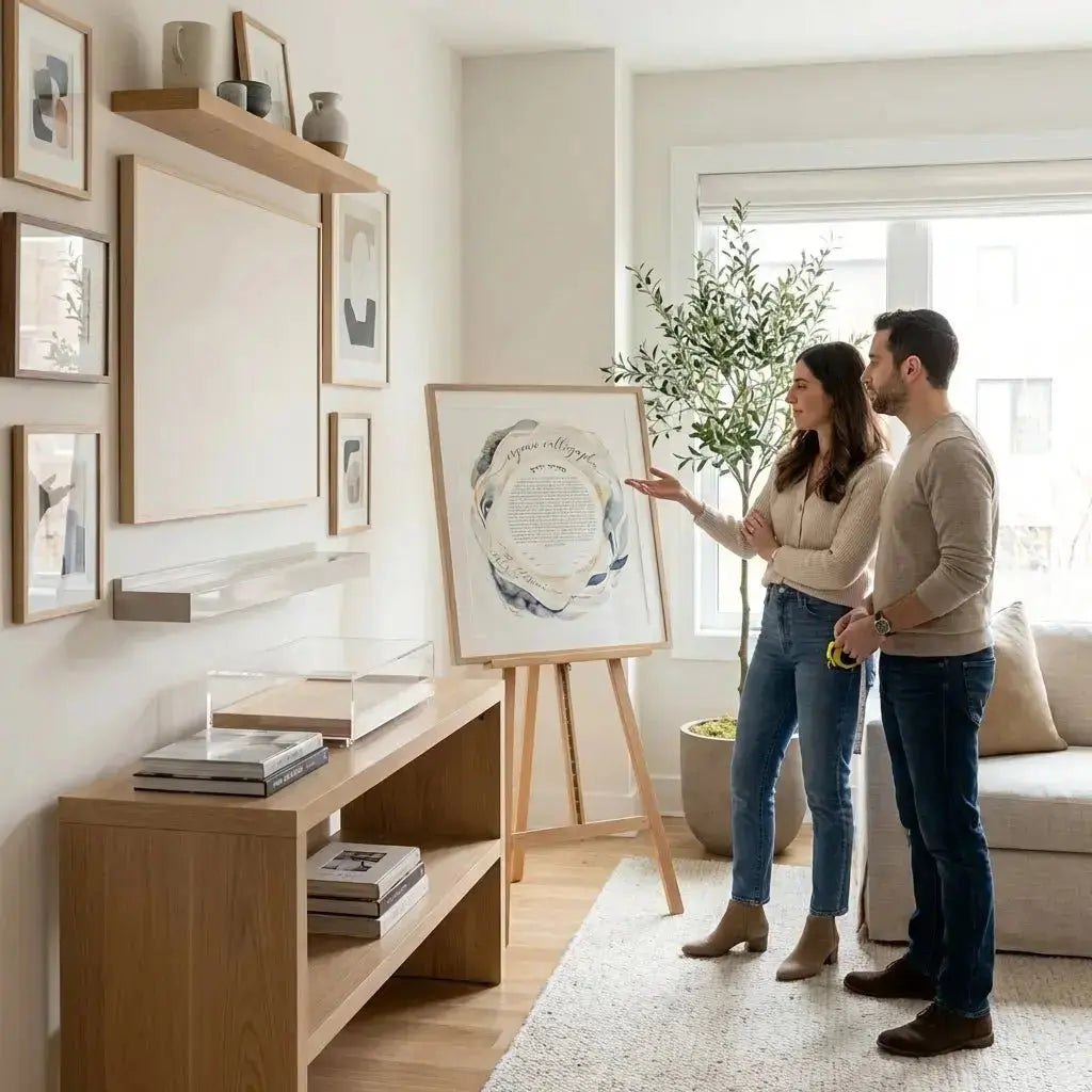 5 Modern Ketubah Display Ideas for a Sophisticated Home - Waterdale Collection