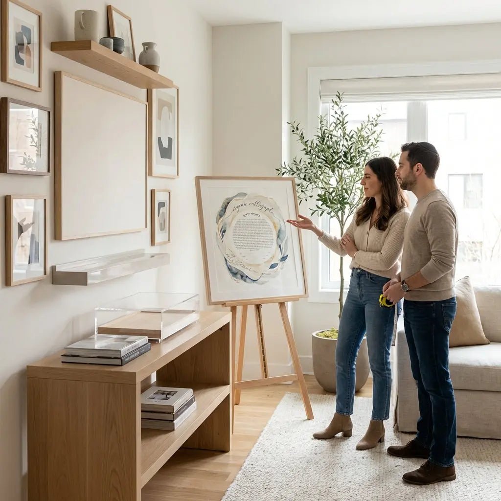 5 Modern Ketubah Display Ideas for a Sophisticated Home - Waterdale Collection