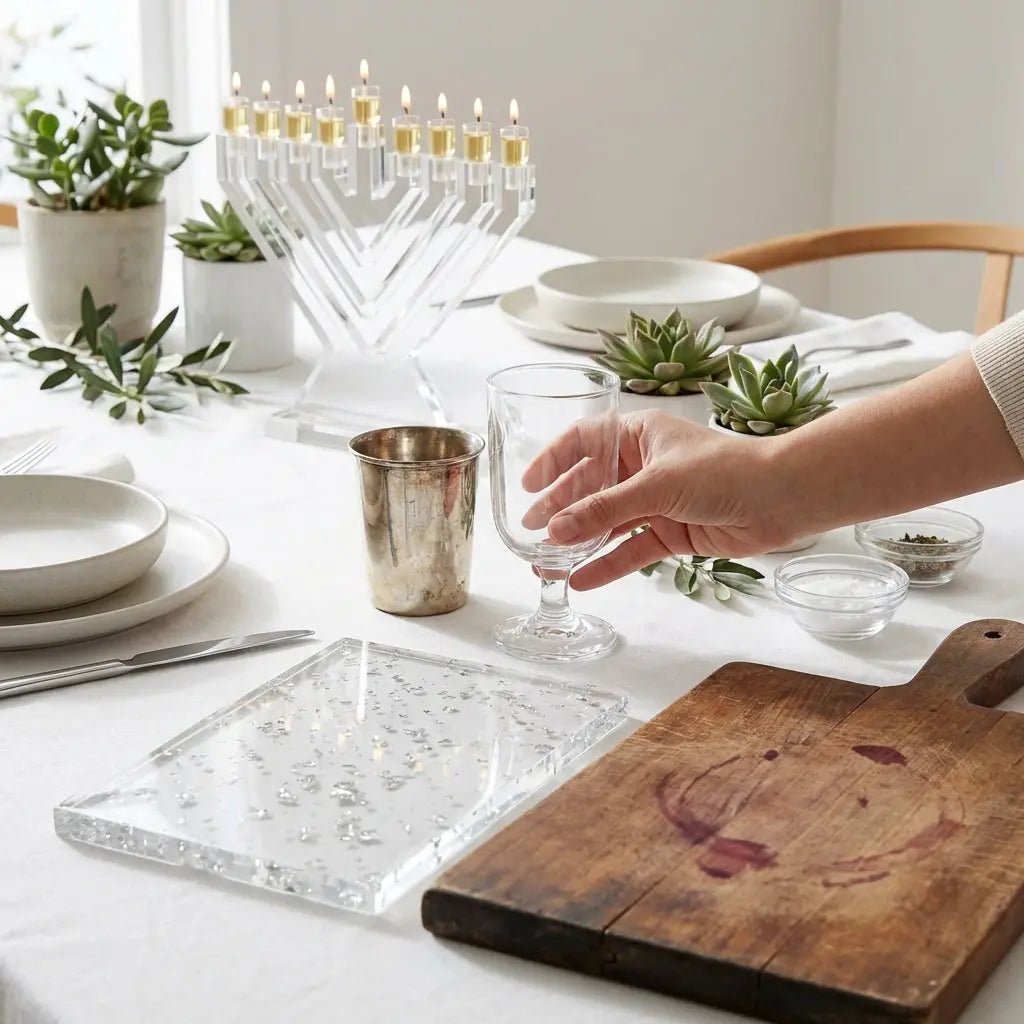 7 Best Lucite Judaica Pieces That Stay Pristine and Beautiful Year After Year - Waterdale Collection