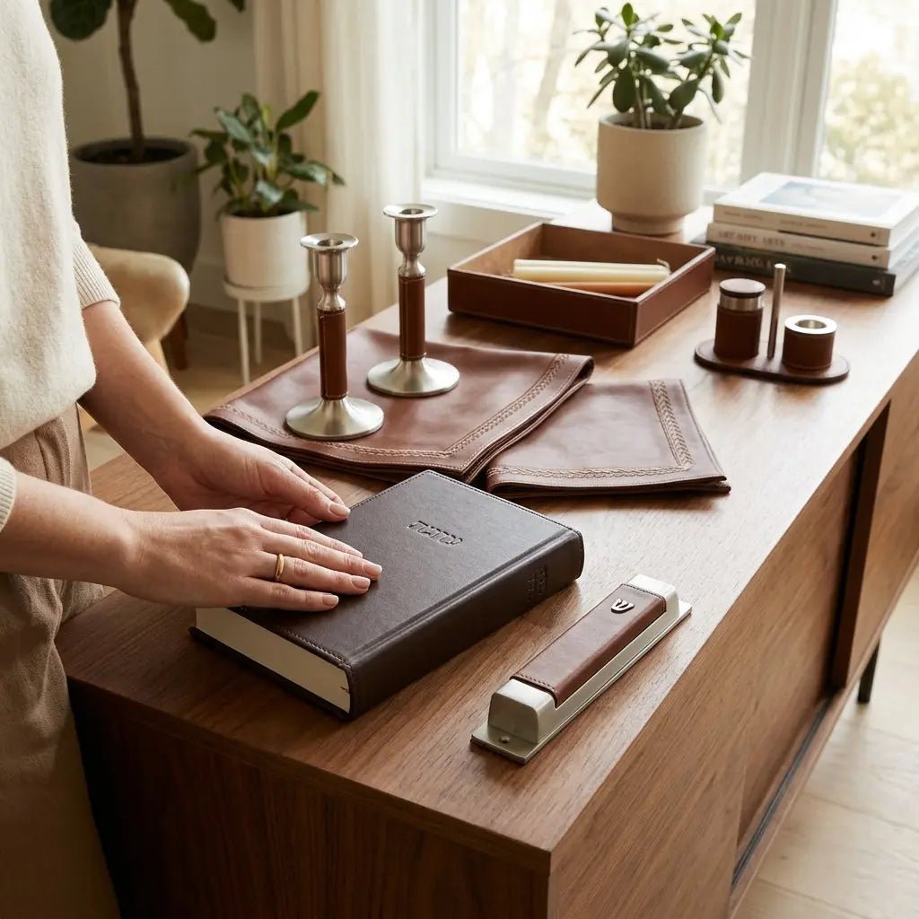 7 Best Premium Leather Judaica Choices for Modern Jewish Homes - Waterdale Collection