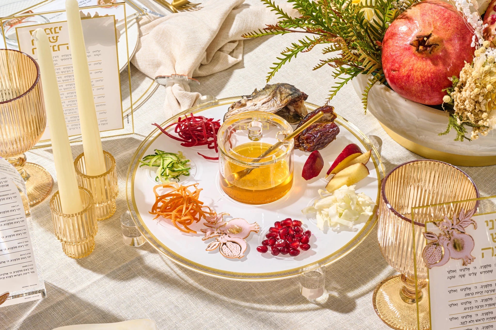 Rosh Hashanah Simanim: 5 Questions for a Beautiful Table - Waterdale Collection