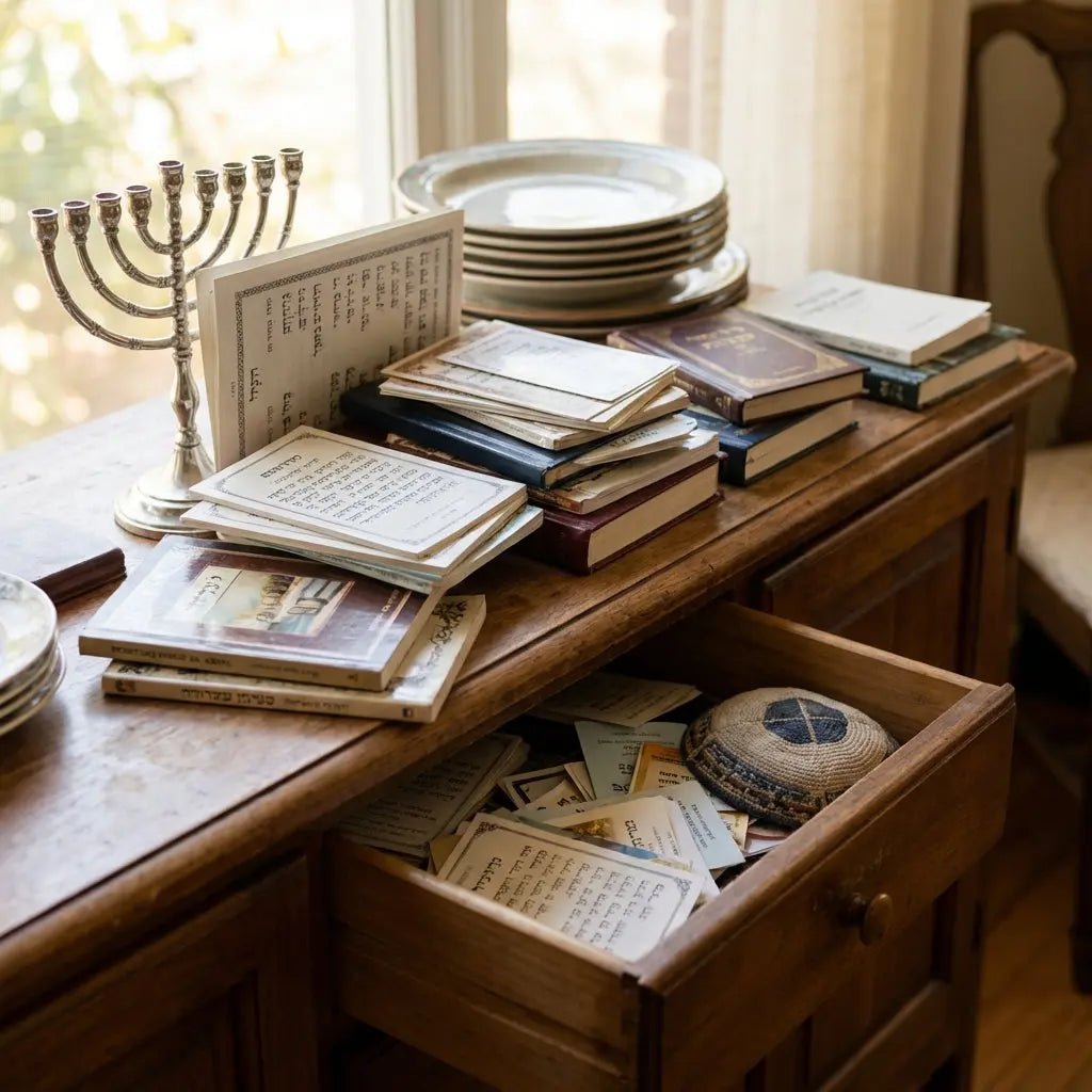 Best Bencher and Prayer Card Displays for Your Jewish Home Sideboard - Waterdale Collection