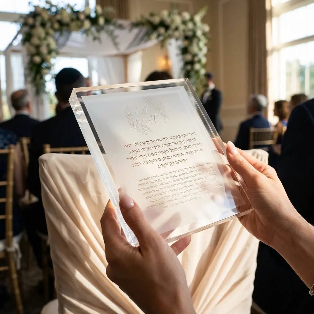 Best Custom Lucite Benchers for Weddings: Modern Elegance and Timeless Design - Waterdale Collection