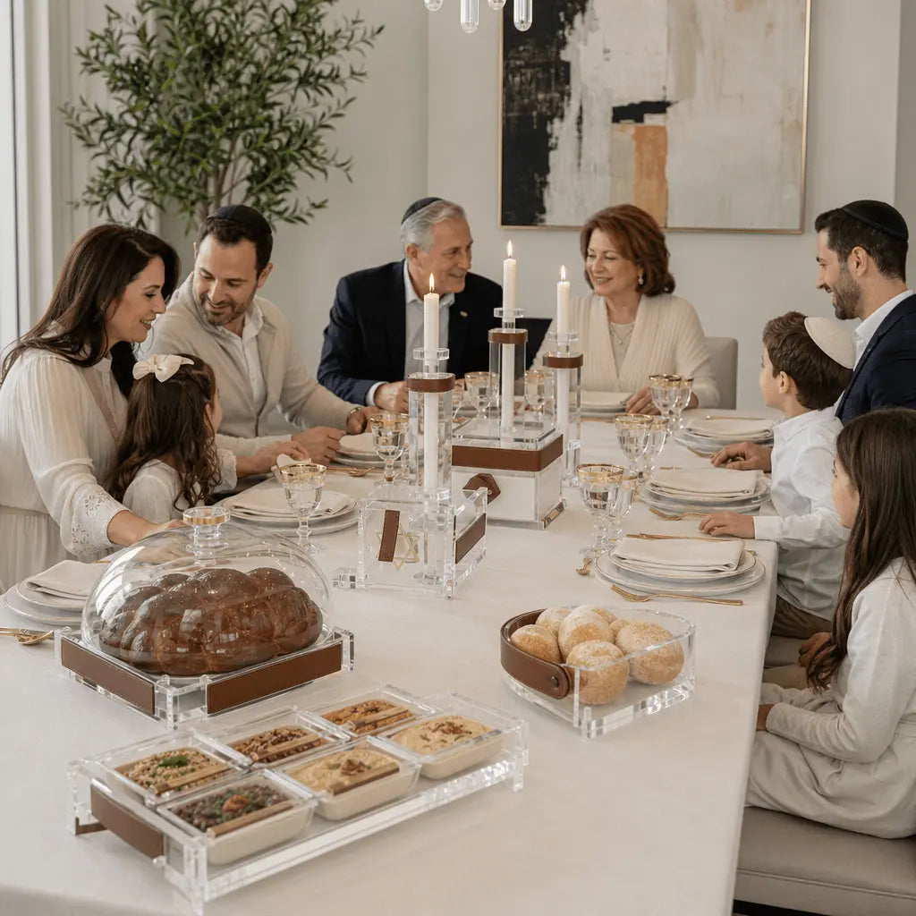Best Designer Shabbat Table Decor for Large Families: Our Top Recommendations - Waterdale Collection