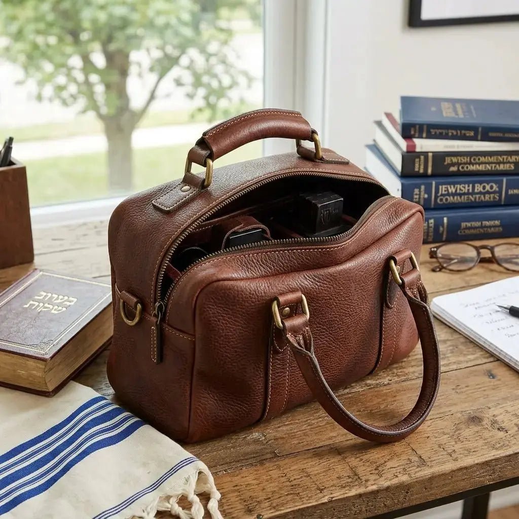 Best Luxury Leather Tefillin Bags for Modern Jewish Practice - Waterdale Collection