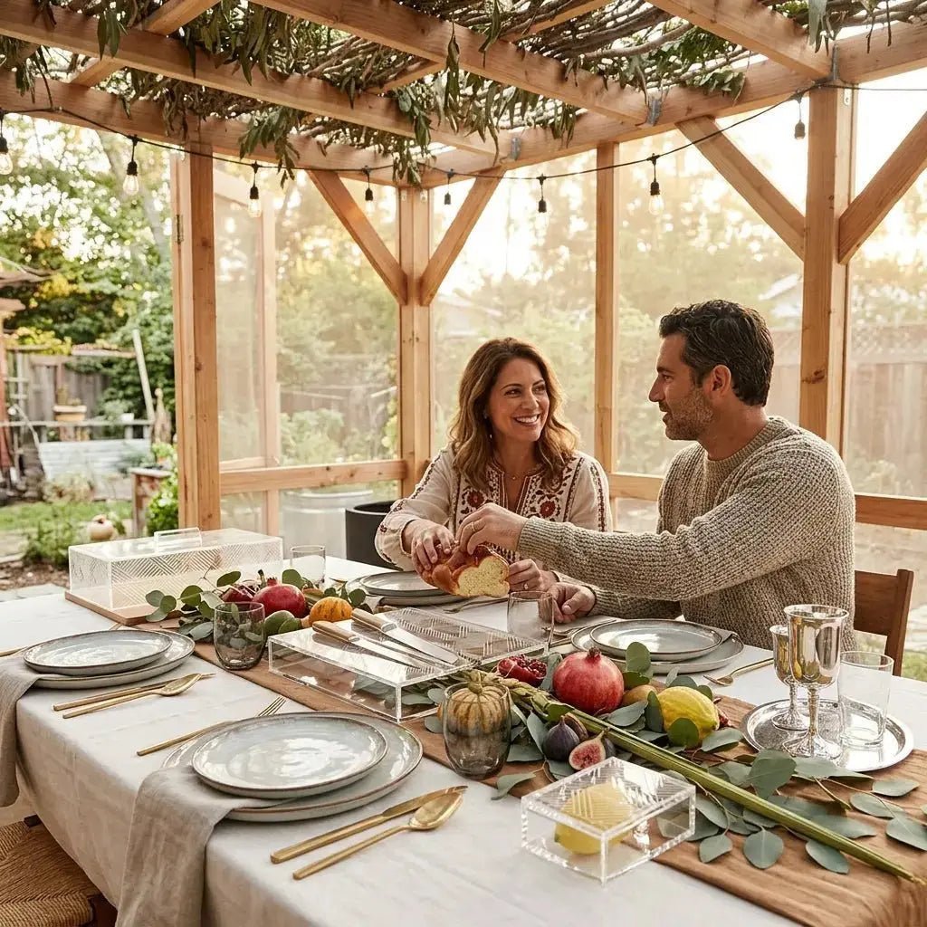 Best Modern Sukkot Tabletop Decor for Contemporary Jewish Homes - Waterdale Collection