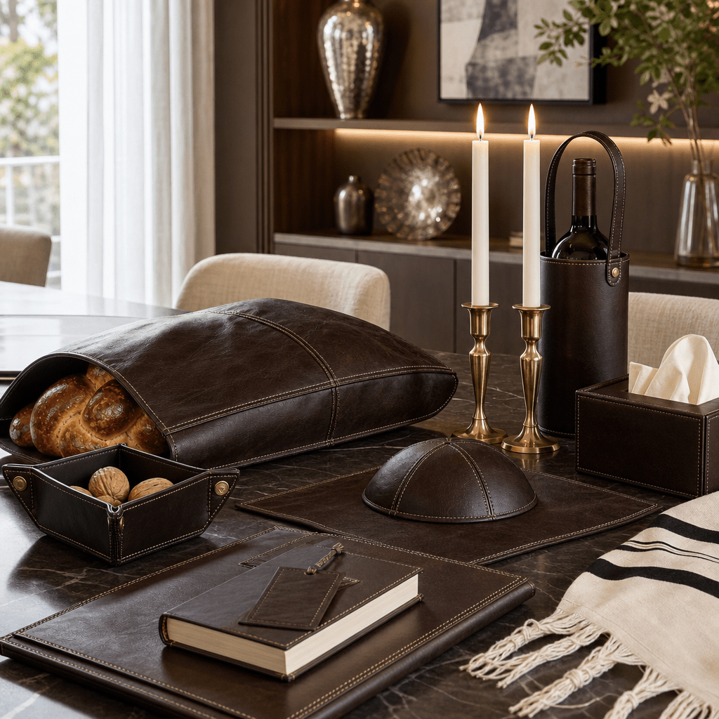 Best Premium Leather Judaica for Sophisticated Jewish Homes - Waterdale Collection