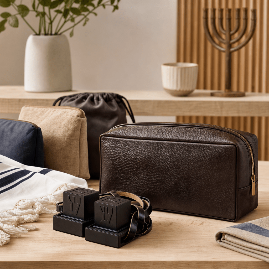 Luxury Leather Tefillin Bags: Combining Protection and Style for Modern Jewish Life - Waterdale Collection