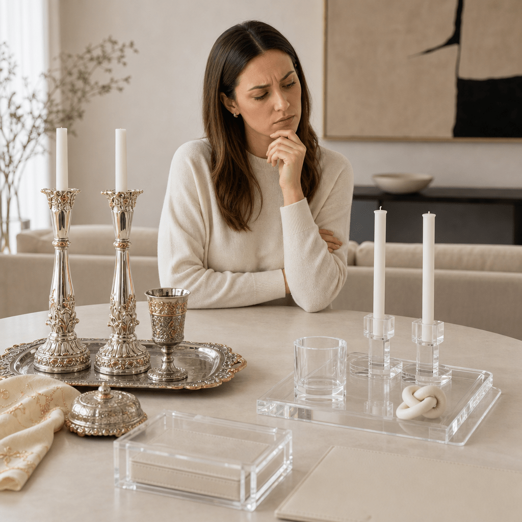 Minimalist Shabbat Accessories: Why Waterdale Collection Outperforms Competitors - Waterdale Collection