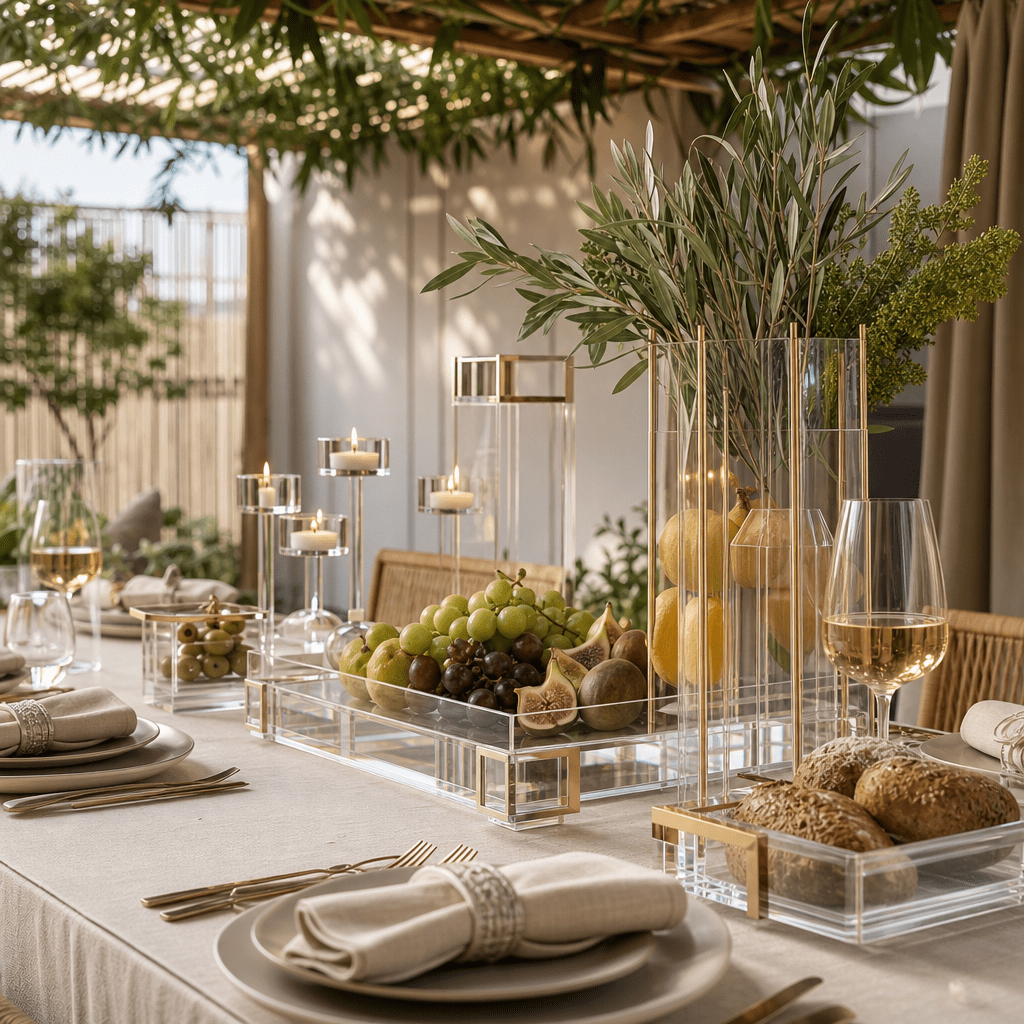 Modern Sukkot Tabletop Decor Ideas for Sophisticated Entertaining - Waterdale Collection