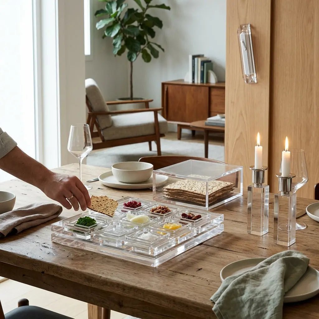 Premium Lucite Judaica Products for Modern Jewish Homes - Waterdale Collection
