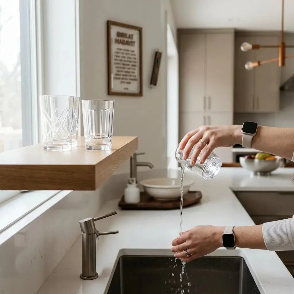 Premium Lucite Washing Cups for Modern Jewish Homes and Celebrations - Waterdale Collection