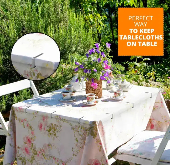 Tablecloth Chaos? This Clever Clip Keeps It All Together - Waterdale Collection
