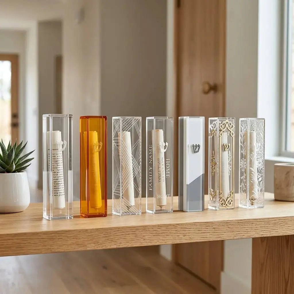 Top 7 Lucite Mezuzah Case Design Styles: From Minimalist to Ornate - Waterdale Collection