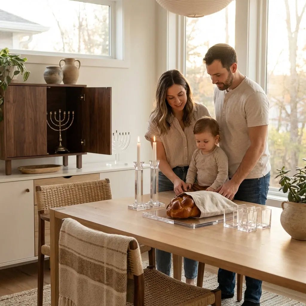 Why Modern Jewish Homes Are Choosing Lucite Over Traditional Silver - Waterdale Collection