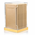 Tall Hardcover Leather & Lucite Bencher Set (Set of 12)  by  Waterdale Collection
