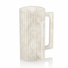 Fluted resin washing cup with two handles for Netilat Yadayim.