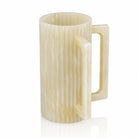Fluted resin washing cup with two handles for Netilat Yadayim.