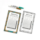 Color it Acrylic Sefiras Haomer Card - Waterdale Collection