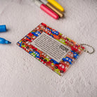 Color it Acrylic Tefillas Haderech Keychain - Waterdale Collection