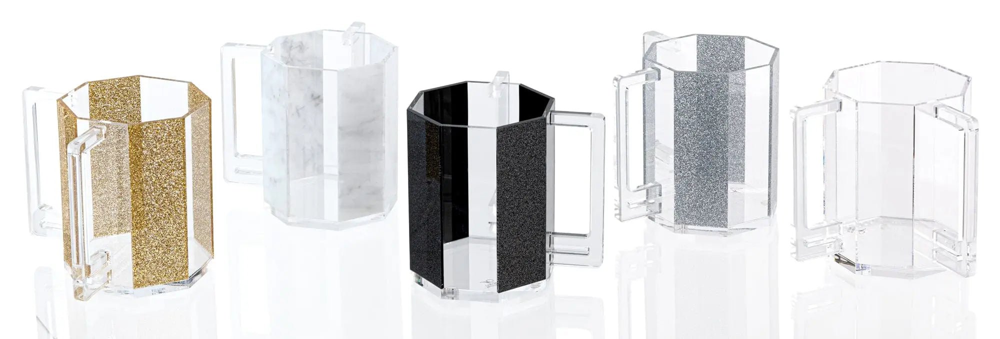 Hexagon Washing Cup (Gold) - Waterdale Collection