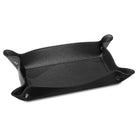 Leather Shabbos Toilet Paper / Tray Guest Towel / Multi - purpose Tray (Black) - Waterdale Collection