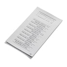 Leather Simanim Pouch & Card Set (White & Black) - Waterdale Collection