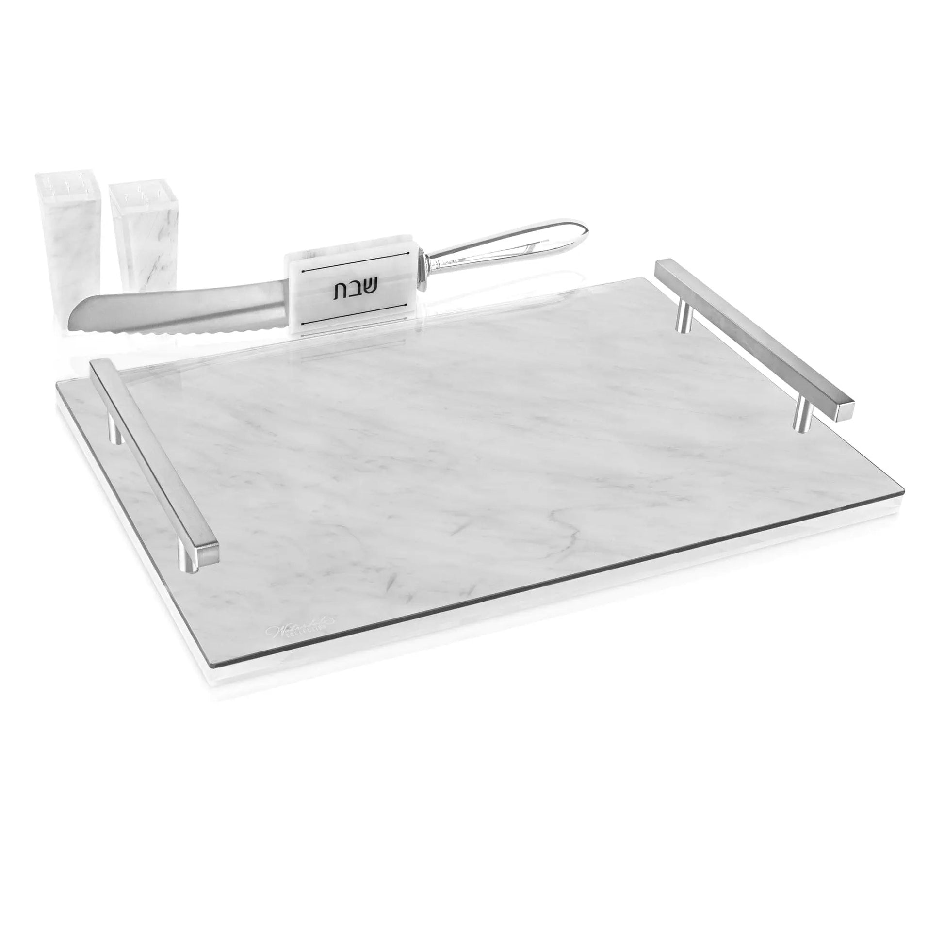Marble Challah Board & Cover Set - Waterdale Collection