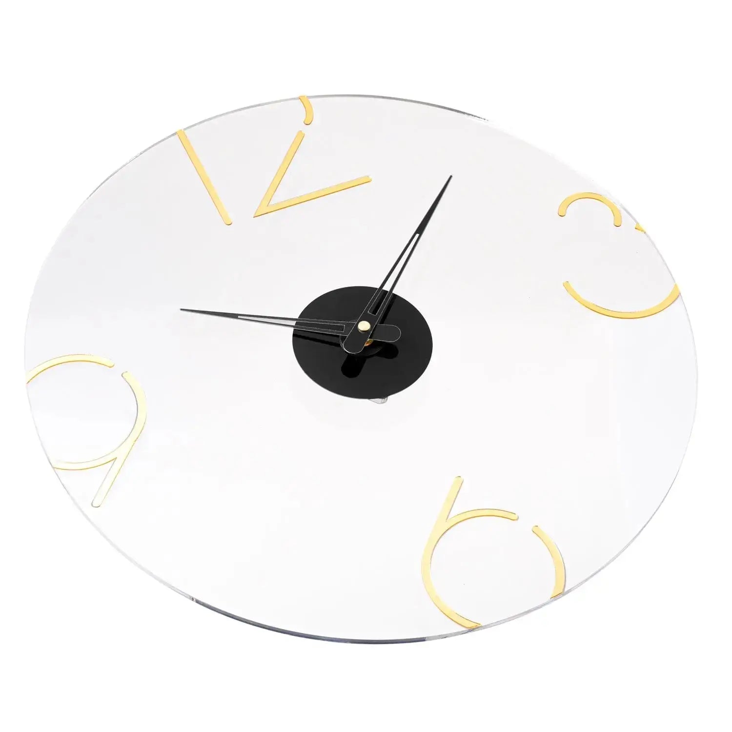 Lucite Number Clock – Waterdale Collection