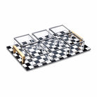 Onyx 6 Sectional Dip Bowl Set - Waterdale Collection