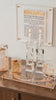 Watercolor flowers Hadlokas neiros collection set p on a buffet in a dining room