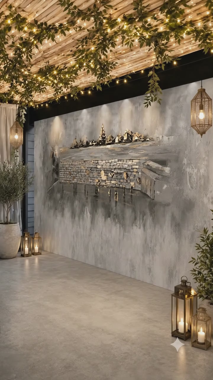Kosel After Rain vinyl sukkah decoration video