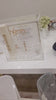 Large Havdalah set, lucite case with havdalah tray, besamim holder, match holder, kiddush cup, and candle