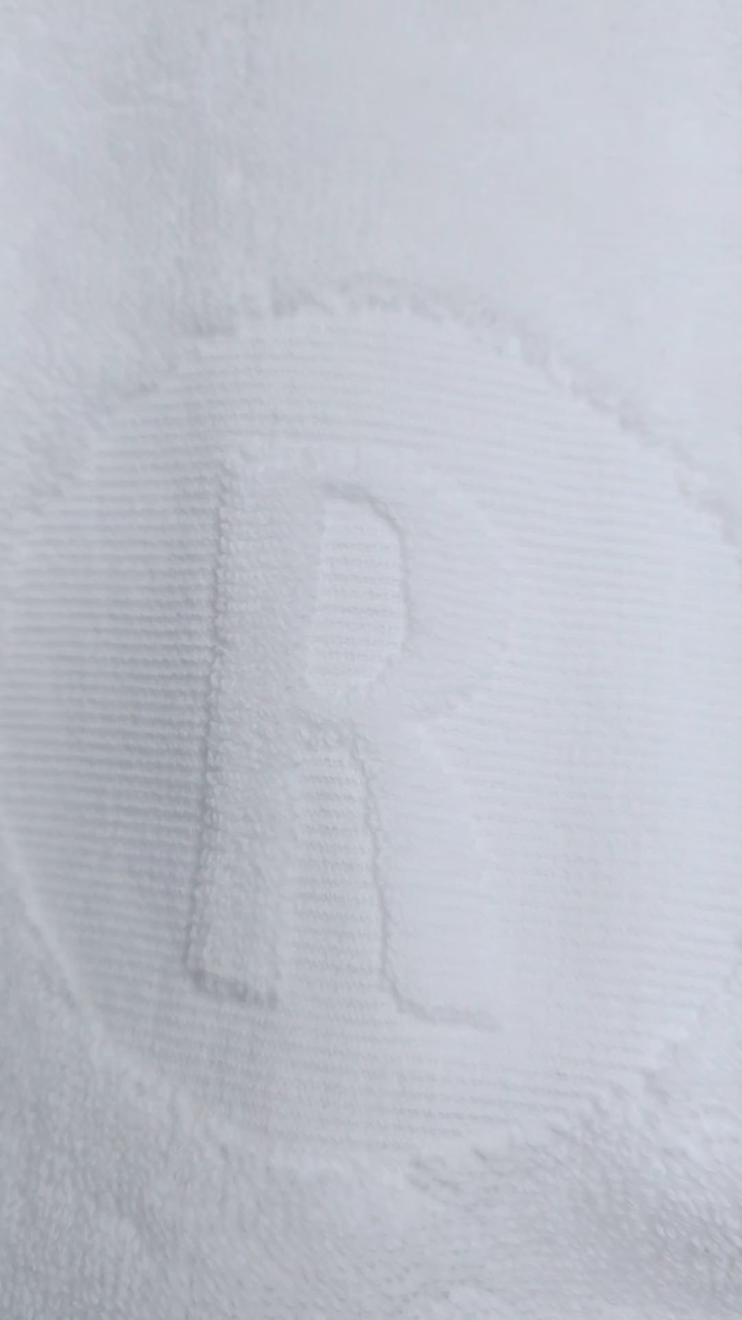 Circle Initial Embossed Finger Towel video