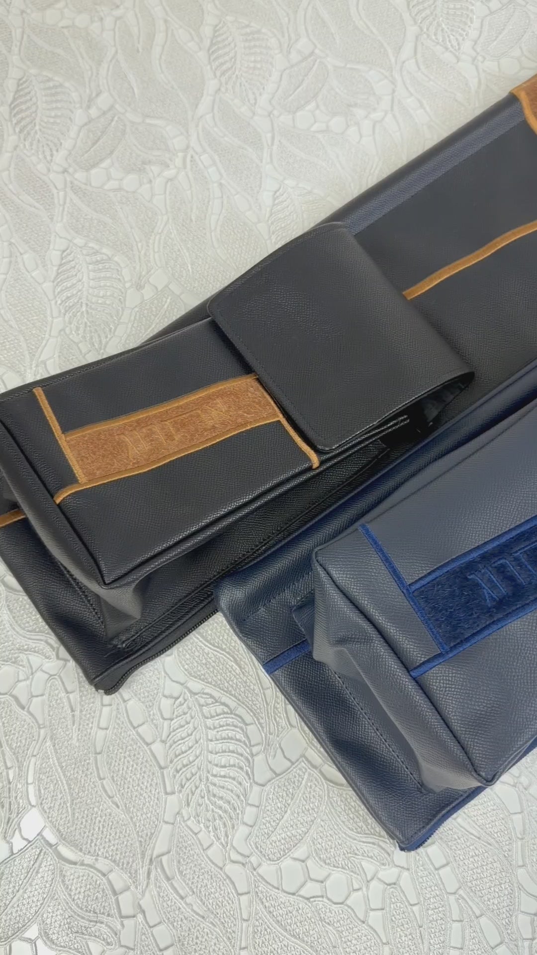 Lulav and Esrog case video showing texture, design, and how it opens and closes