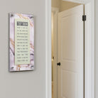 Agate 2.0 Asher Yatzar Taupe wall art by the bathroom