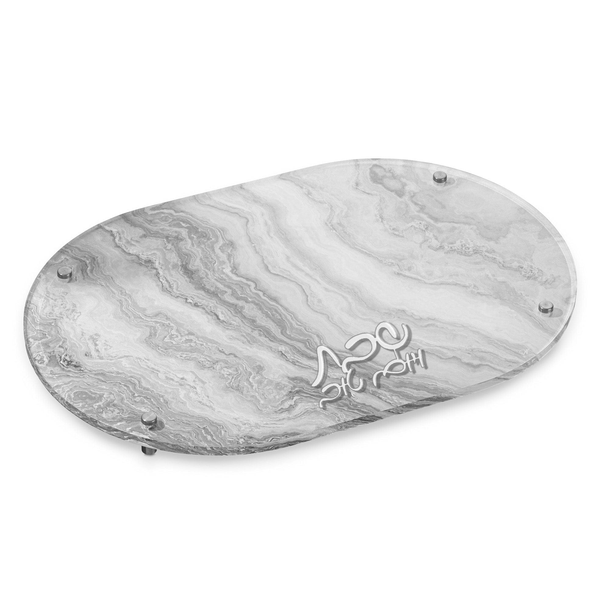 Agate Challah Board Small / Hadlokas Neiros Tray - Waterdale Collection