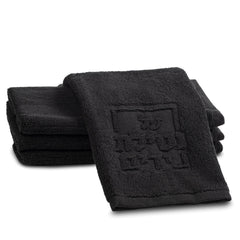 Black Netilas Yadayim Embossed Finger Towel