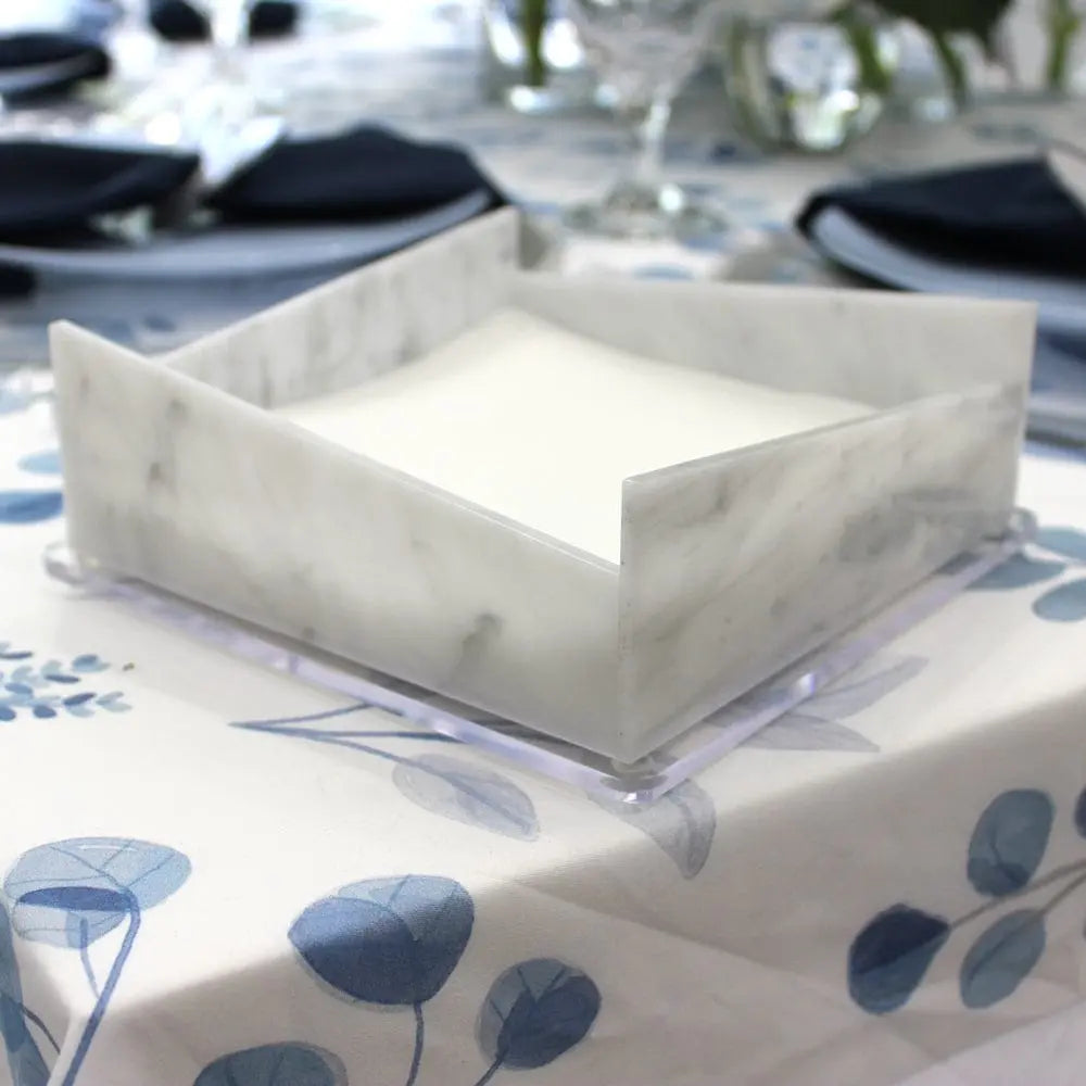 Blue & White Floral Tablescape – Waterdale Collection