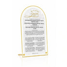 Chanuka Pearl Marble Classic Tabletop Brachos Card