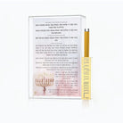 Painted CHanukah Block with lighter. Waterdale collection. On a white background. 