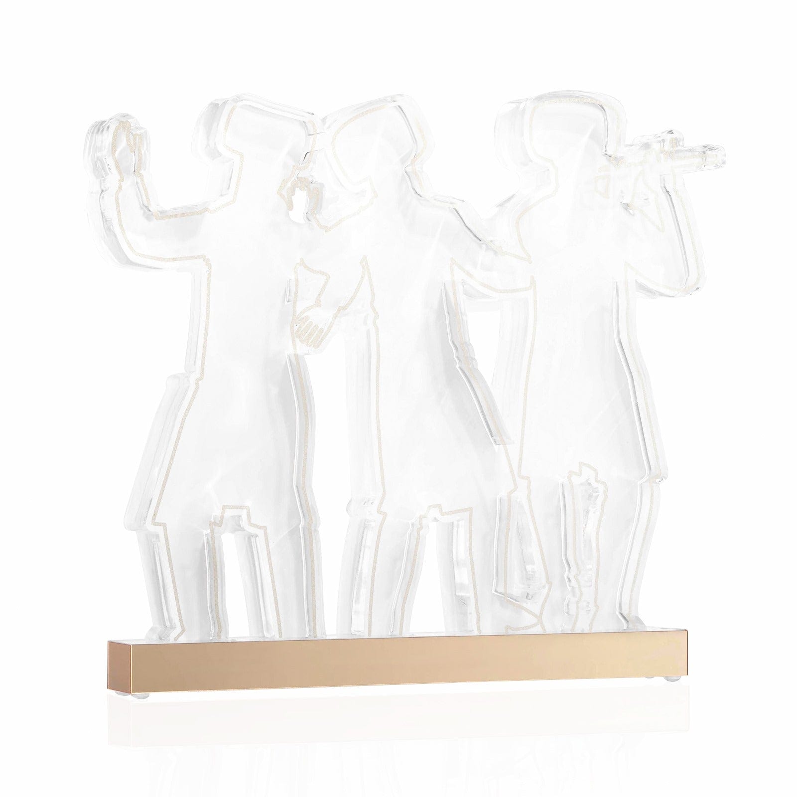 Chassidim Dancing Sculpture - Waterdale Collection